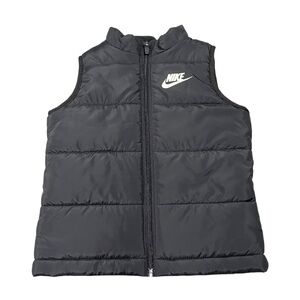 Nike Kids Black Puffer Vest, 3T‎